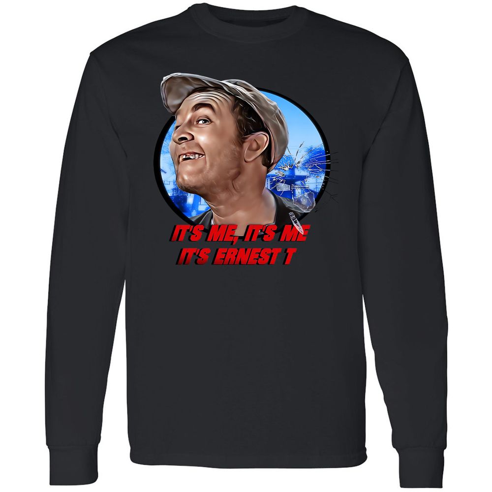Long Sleeve T-Shirt - B1W3JKT5 - Black - 1