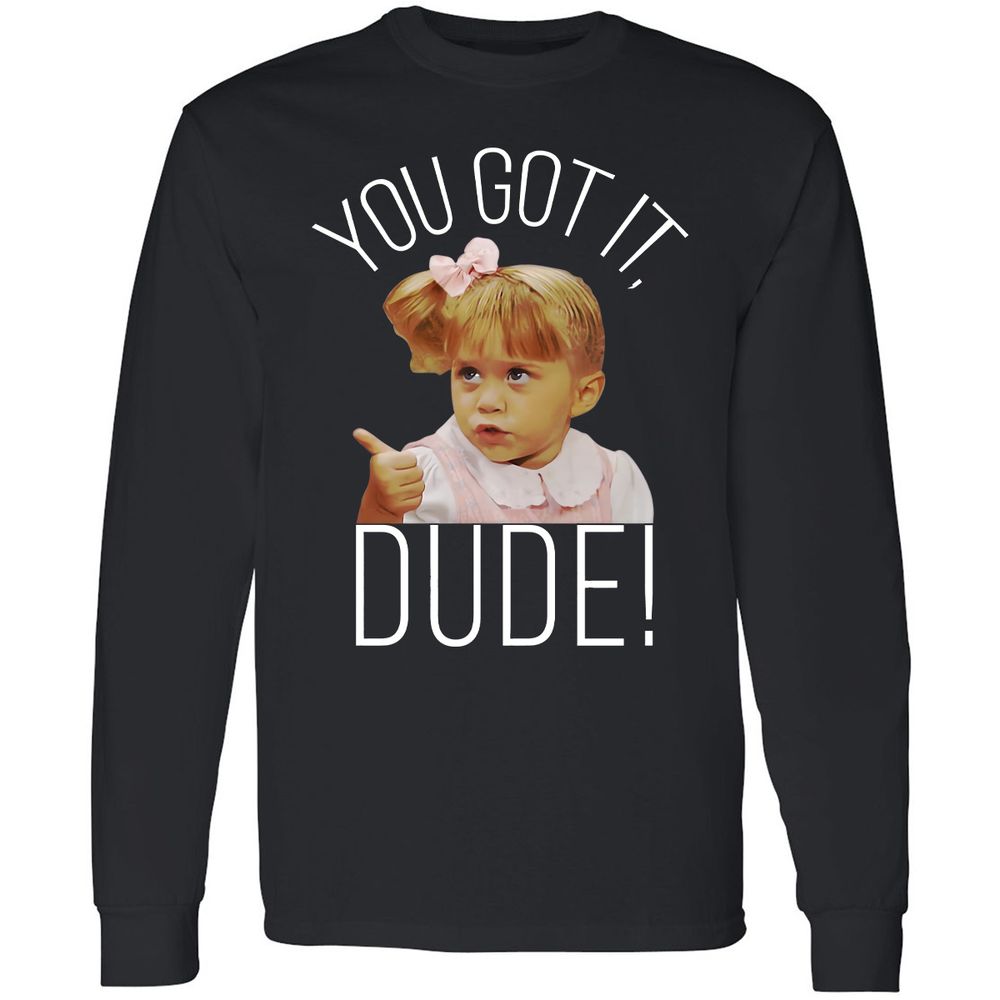 Long Sleeve T-Shirt - SGBY6AL7 - Black - 1