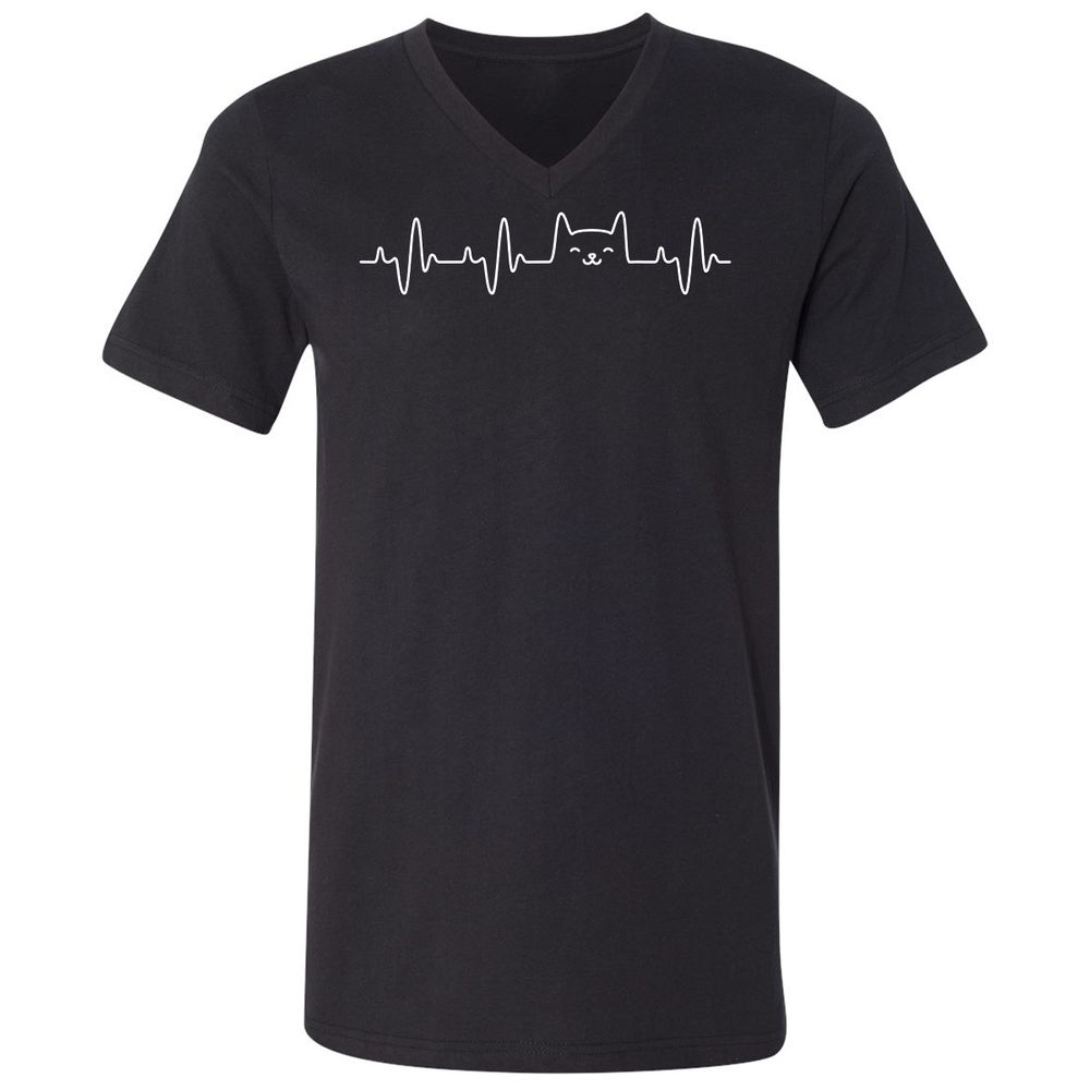 Unisex V-Neck T-Shirt - YKSDWYUS - Black - 1