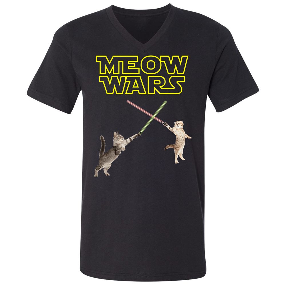 Unisex V-Neck T-Shirt - LFZZ339A - Black - 1