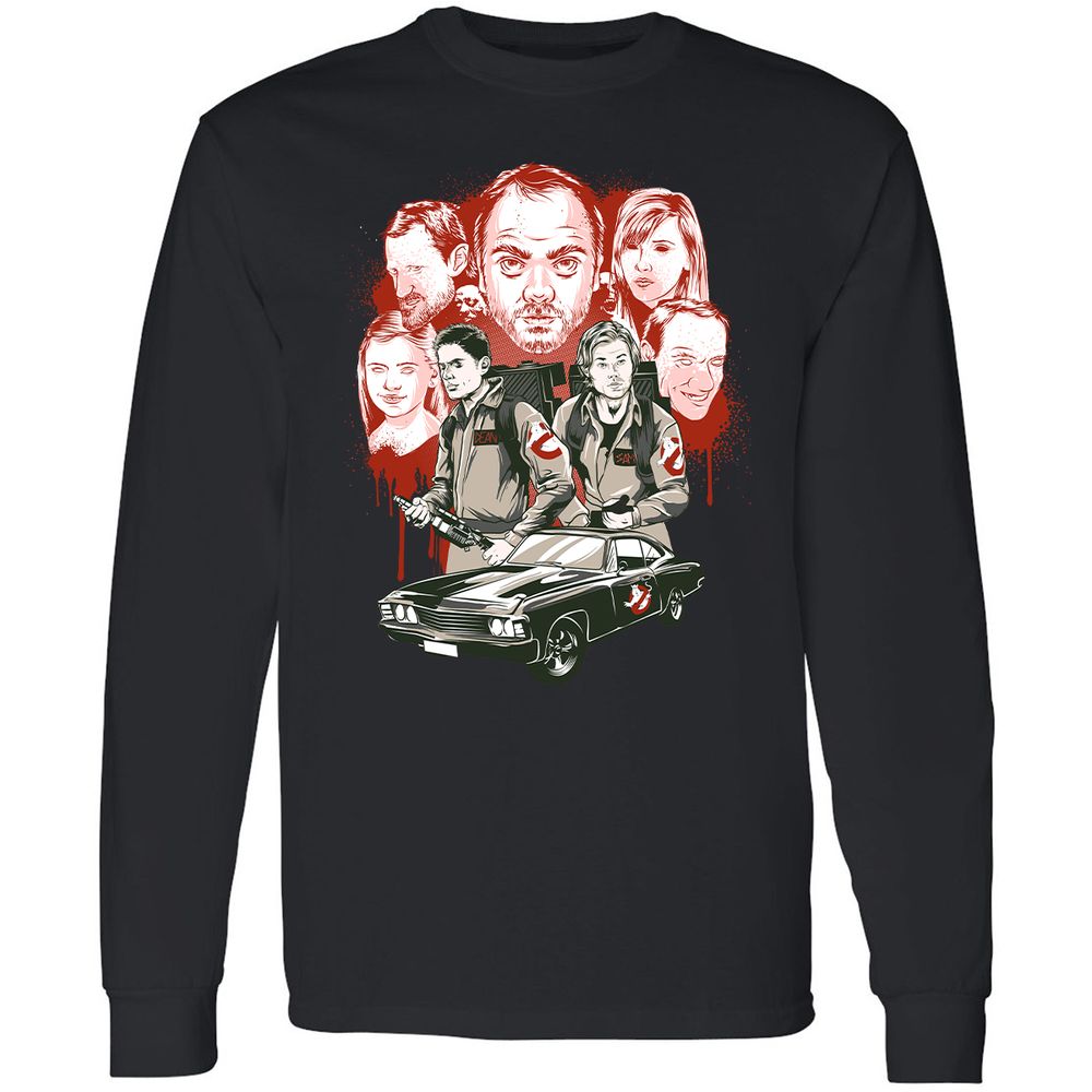 Long Sleeve T-Shirt - 56VHR878 - Black - 1