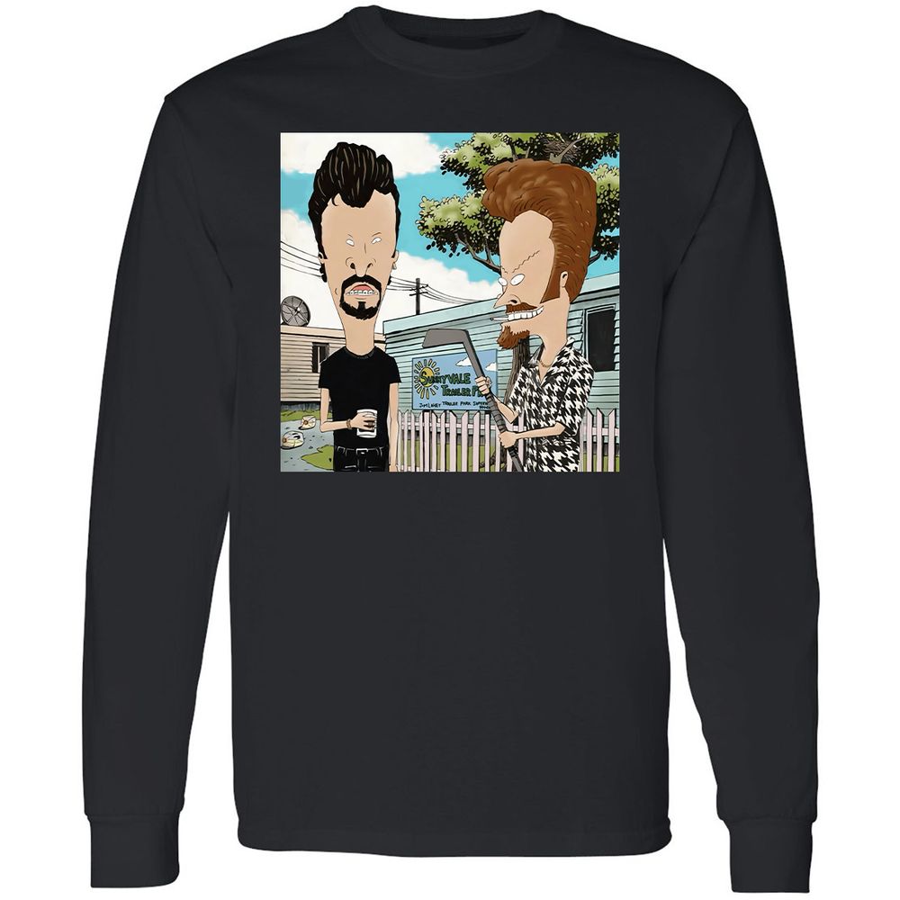 Long Sleeve T-Shirt - KQEQJ8BY - Black - 1