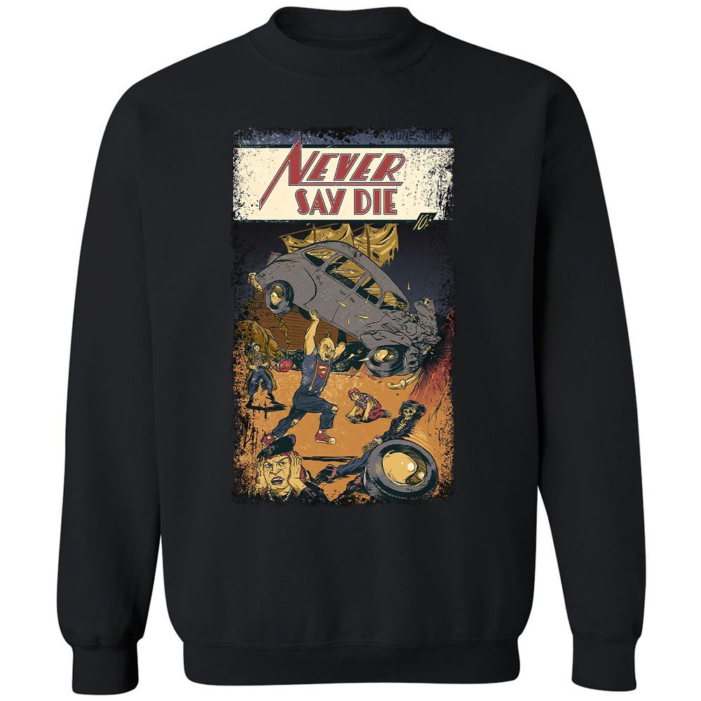 Classic Unisex Sweatshirt - FLZP8WA2 - Black - 1