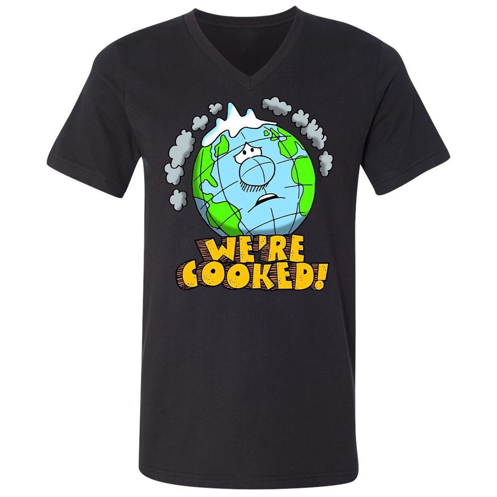 Unisex V-Neck T-Shirt - 5FMRF3AS - Black - 1
