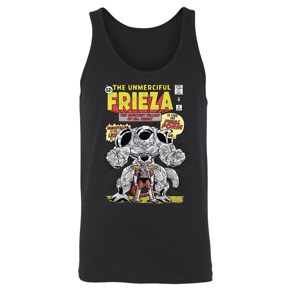 Unisex Jersey Tank - X3QMS76L - Black - 1