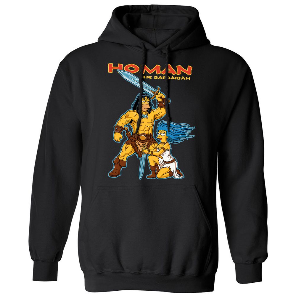 Classic Unisex Hoodie - RFSKQWQG - Black - 1