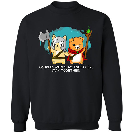 Classic Unisex Sweatshirt - QGJH8CY7 - Black - 1