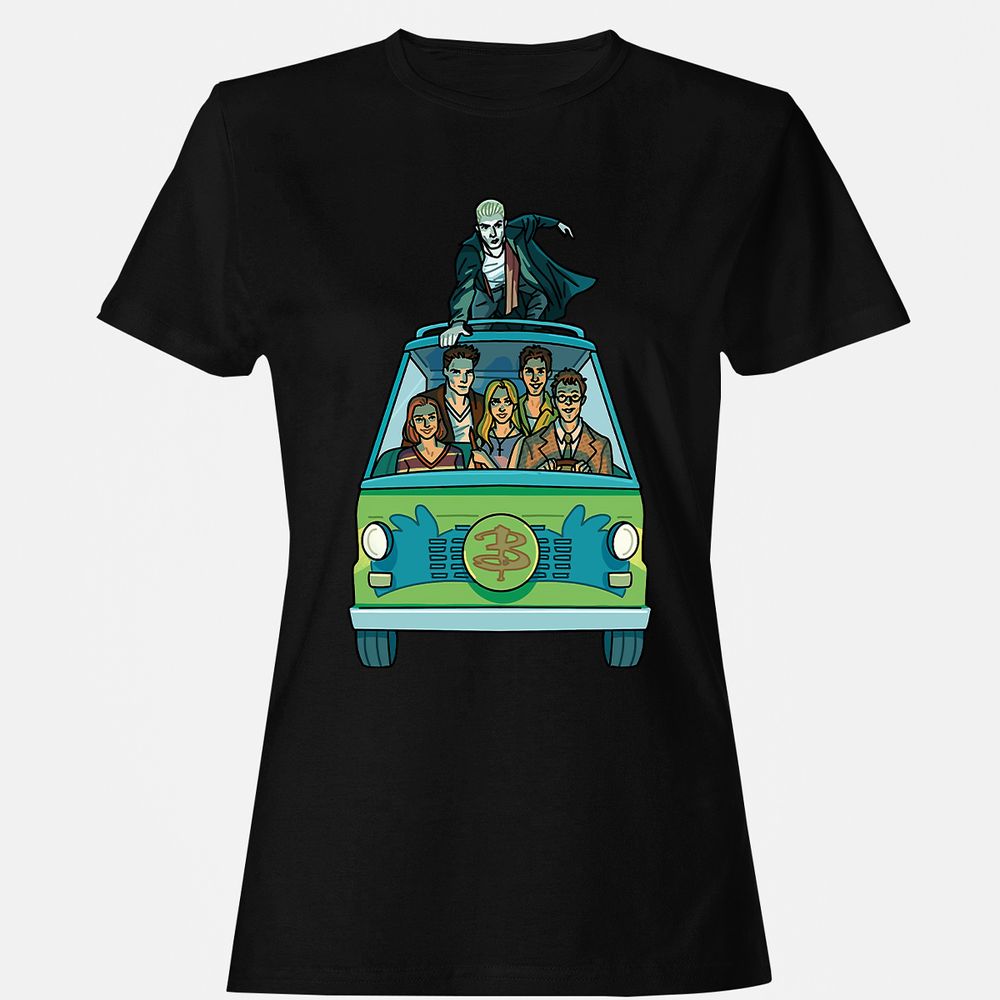 Women's T-Shirt - 7QKQVL6C - Black - 1