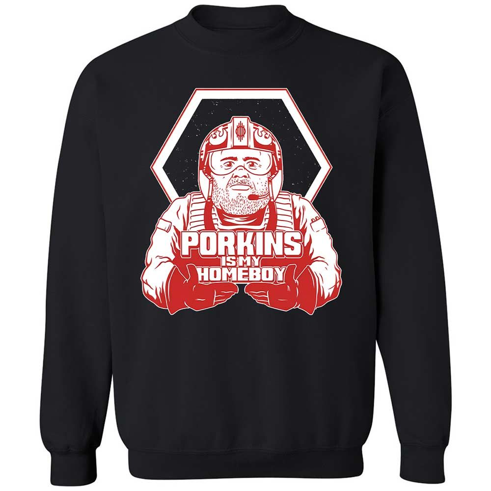Porkins Is My Homeboy - Black - 1