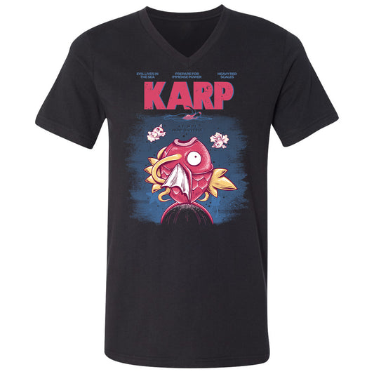 Unisex V-Neck T-Shirt - BC27YCPV - Black - 1