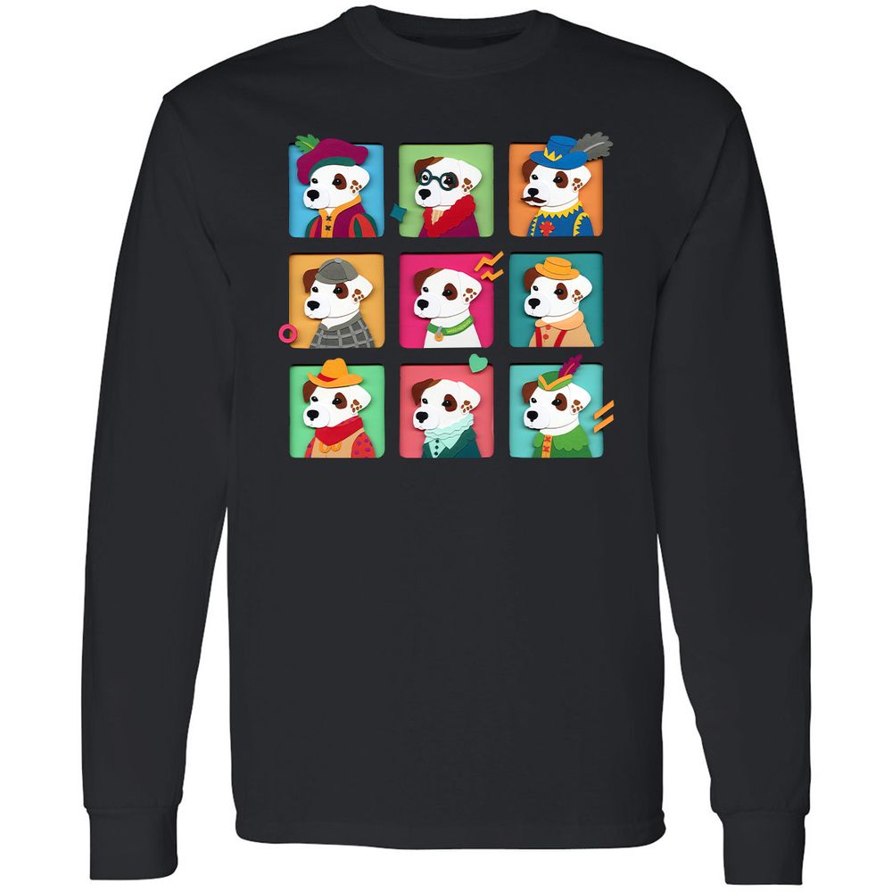 Long Sleeve T-Shirt - AFG8L641 - Black - 1