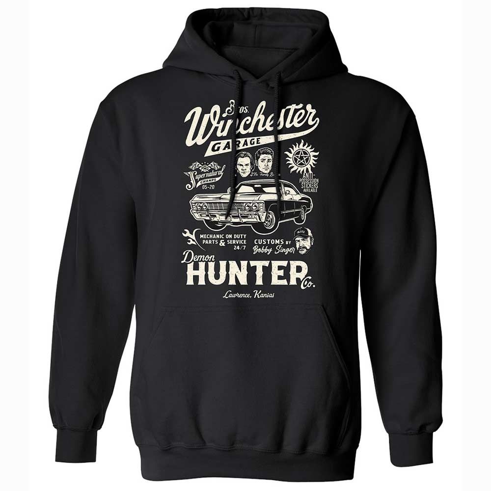 Classic Unisex Hoodie - NXYTW9A8 - Black - 1