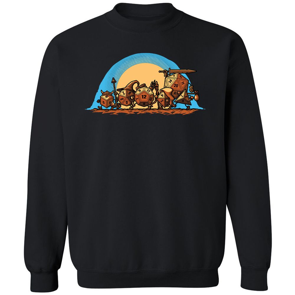 Classic Unisex Sweatshirt - 6Y3VDZJA - Black - 1