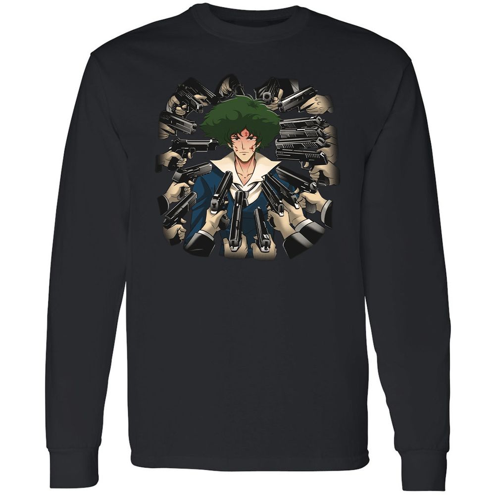 Long Sleeve T-Shirt - HWVU1DAR - Black - 1