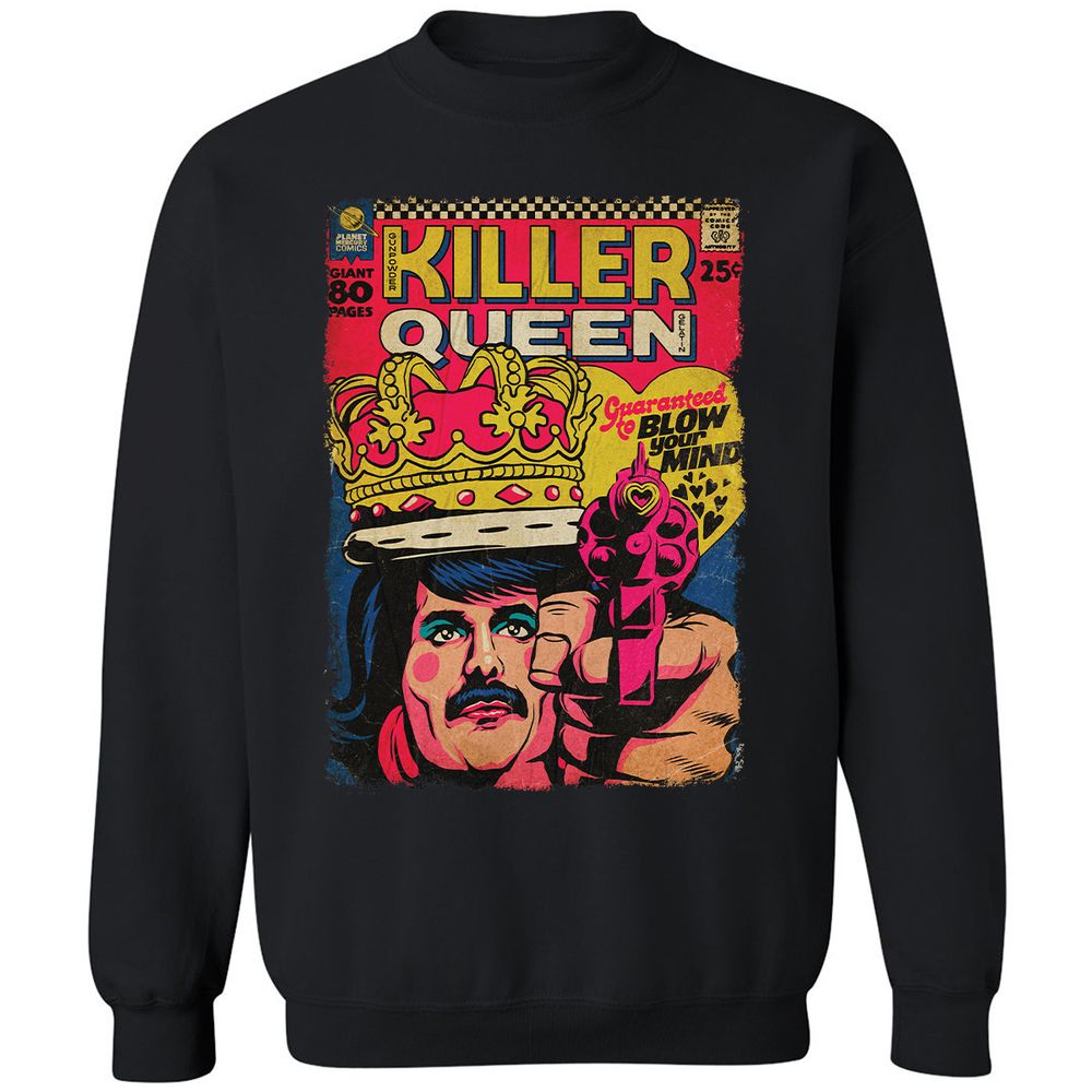 Classic Unisex Sweatshirt - GQV7V27Y - Black - 1
