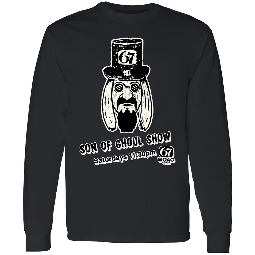 Long Sleeve T-Shirt - WUZLFRUF - Black - 1