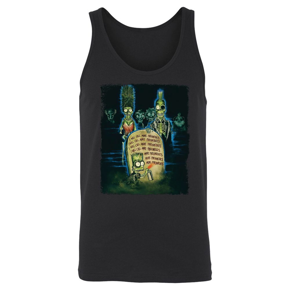 Unisex Jersey Tank - 4VD4MBH1 - Black - 1