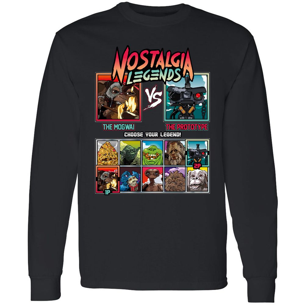 Long Sleeve T-Shirt - HZUFXN95 - Black - 1