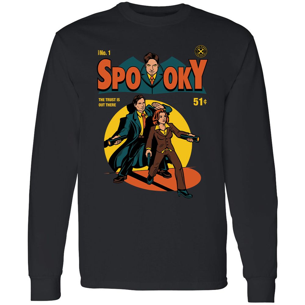 Long Sleeve T-Shirt - E7E5UJLV - Black - 1