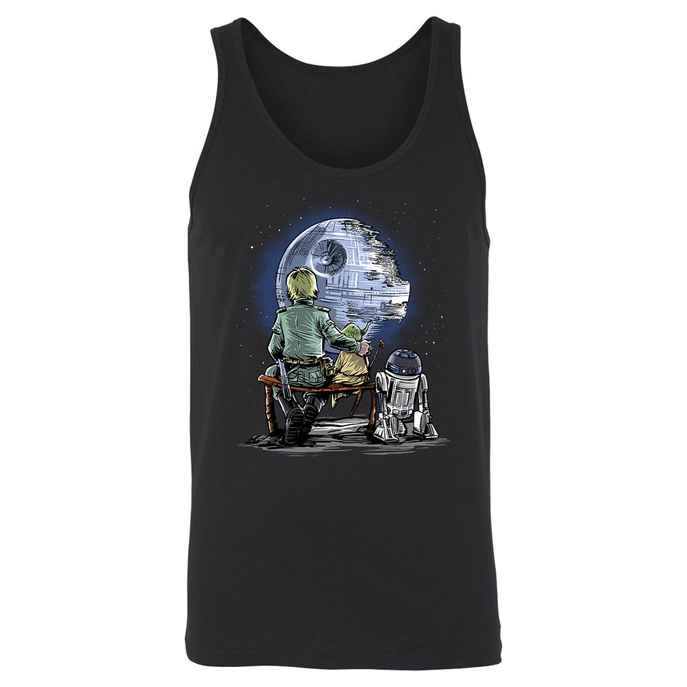 Unisex Jersey Tank - UM3WH9AL - Black - 1