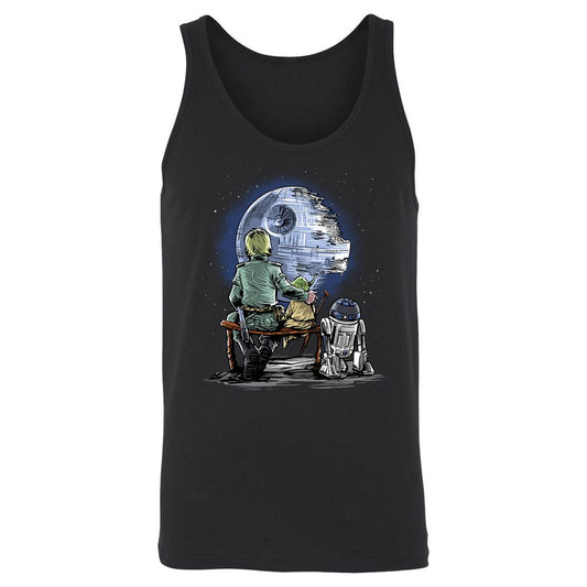 Unisex Jersey Tank - UM3WH9AL - Black - 1