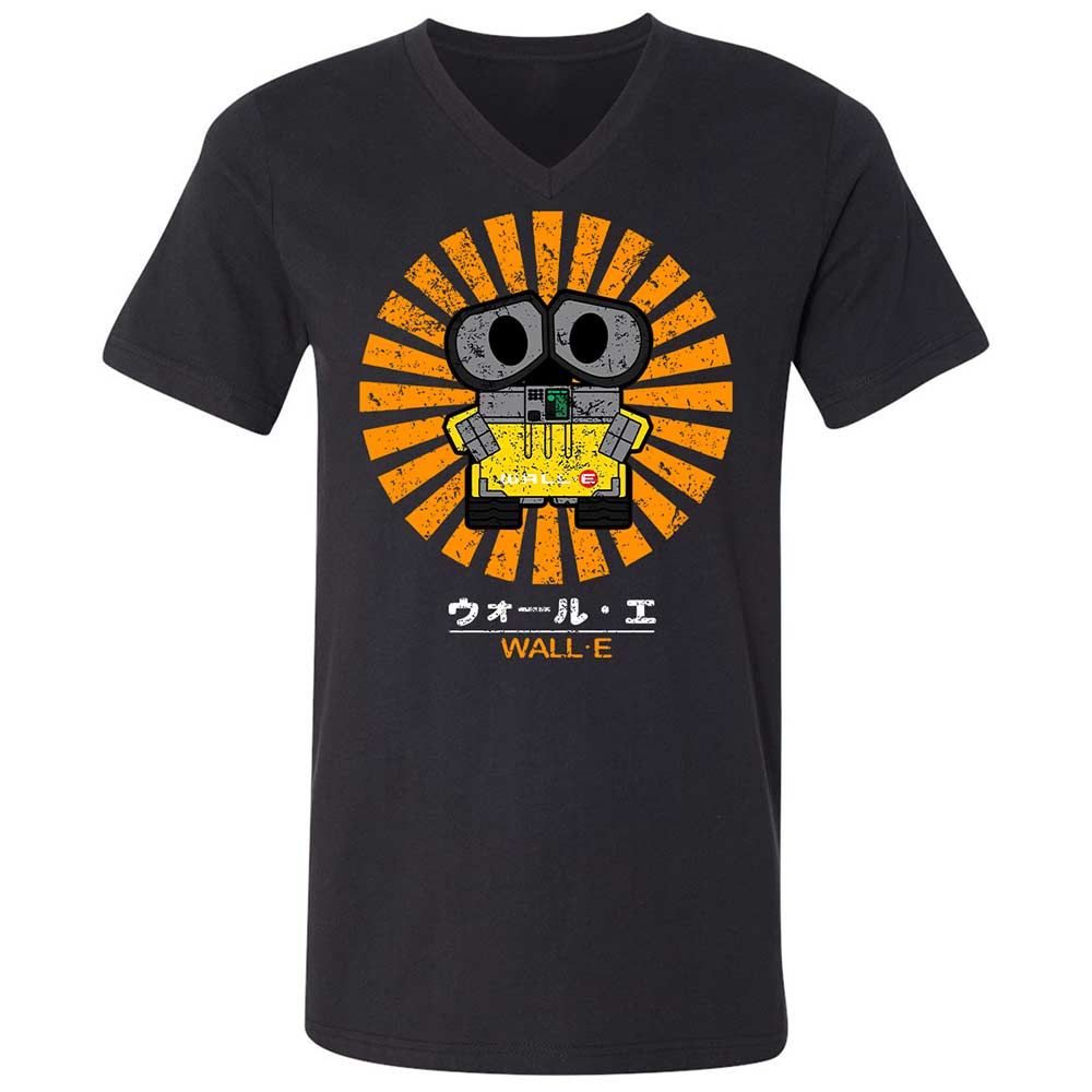 Unisex V-Neck T-Shirt - APSRELKE - Black - 1