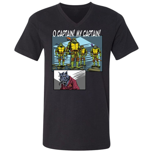 Unisex V-Neck T-Shirt - ENVLZECX - Black - 1