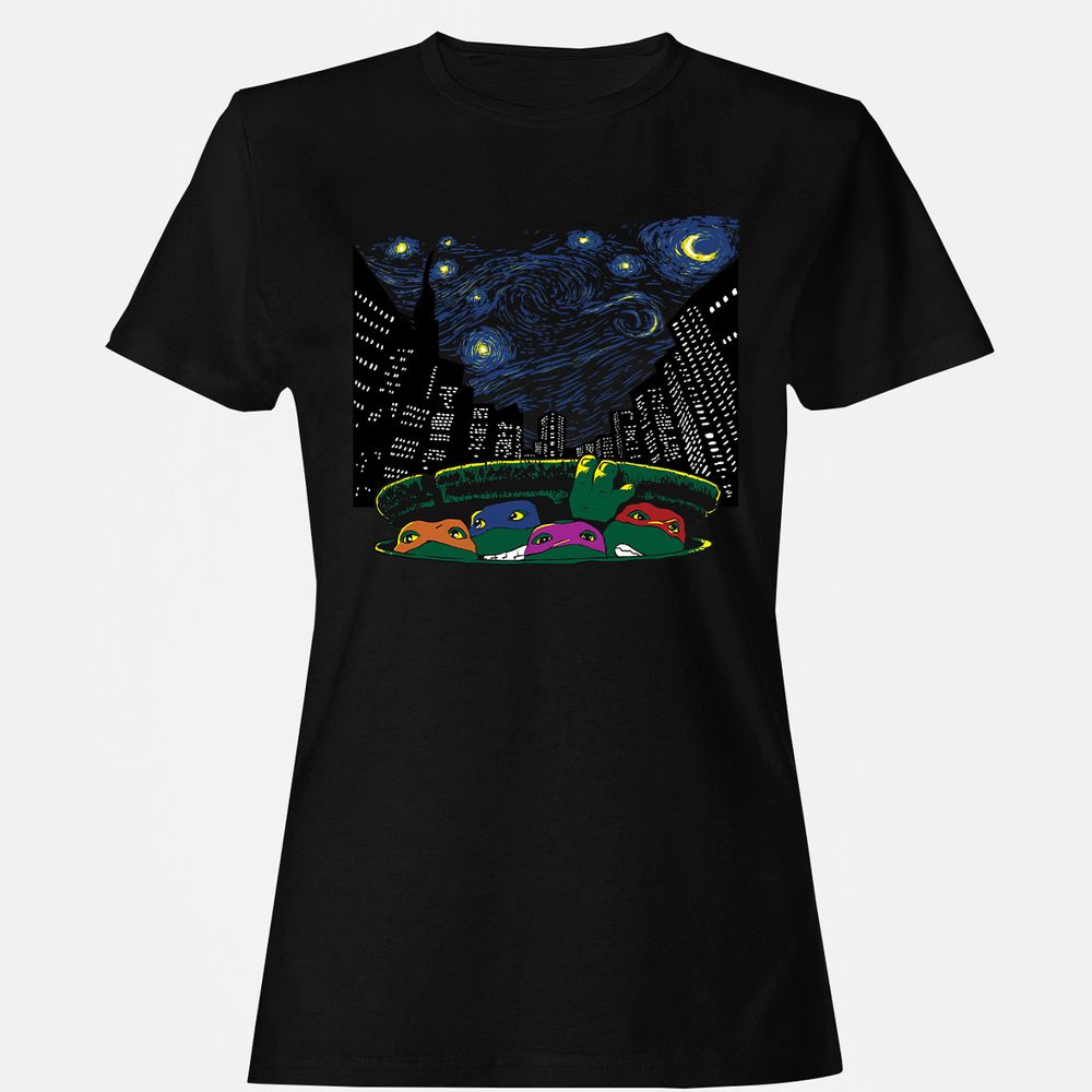 Women's T-Shirt - 56BGZRL6 - Black - 1