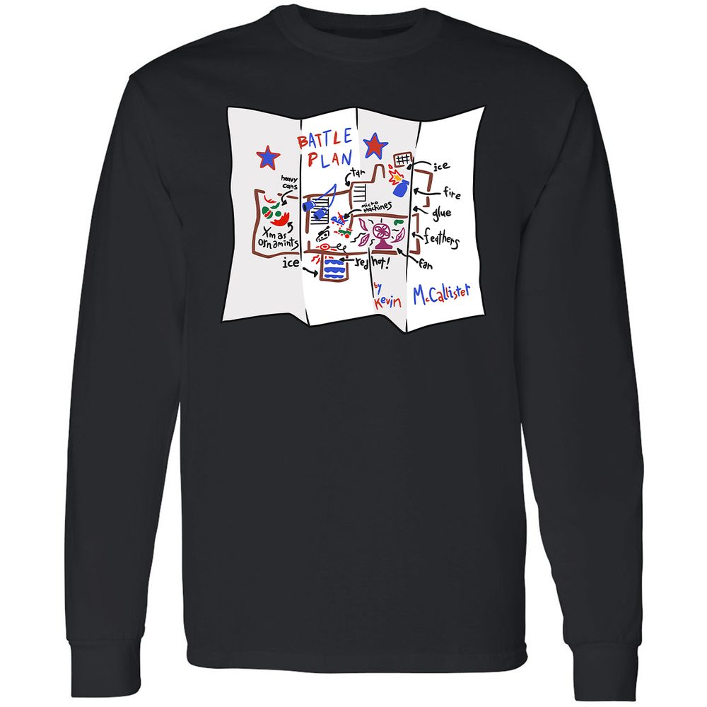Long Sleeve T-Shirt - VJQUJWR3 - Black - 1