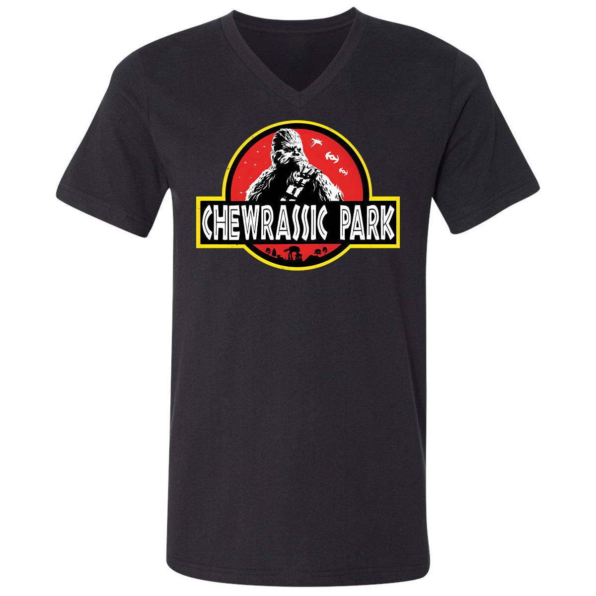 Unisex V-Neck T-Shirt - SQB3SM22 - Black - 1