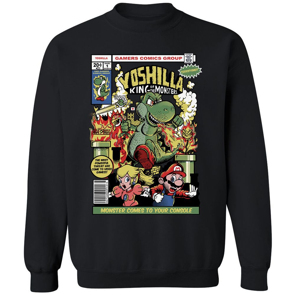 Classic Unisex Sweatshirt - WCU36RAG - Black - 1