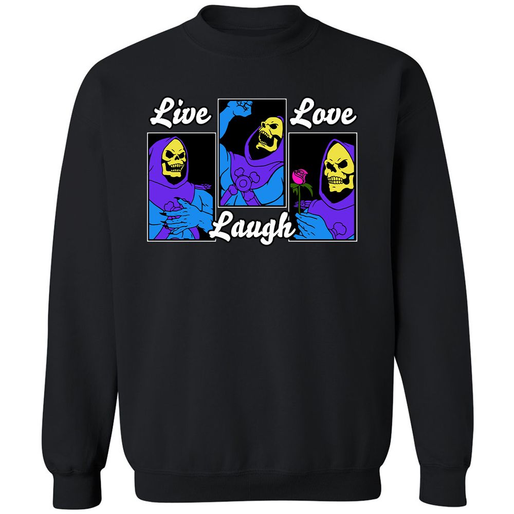 Classic Unisex Sweatshirt - YCK4U6BU - Black - 1