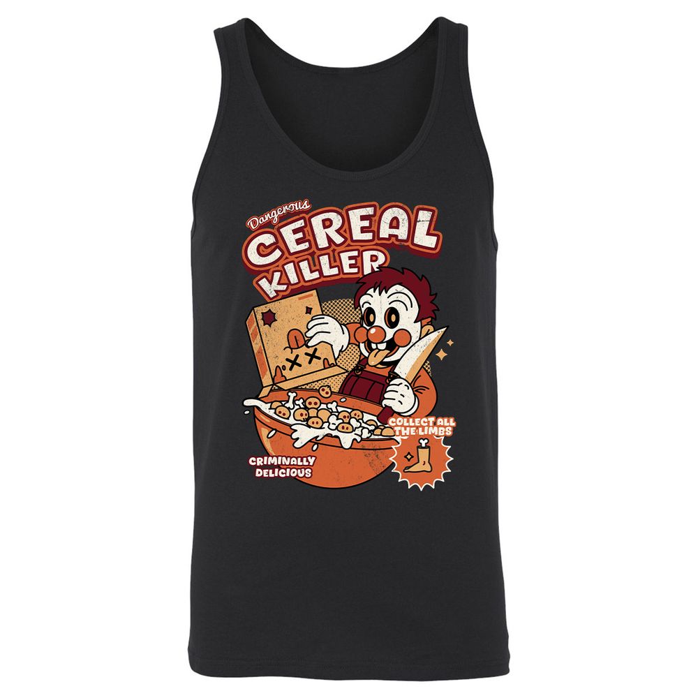 Unisex Jersey Tank - QWA7MJC8 - Black - 1