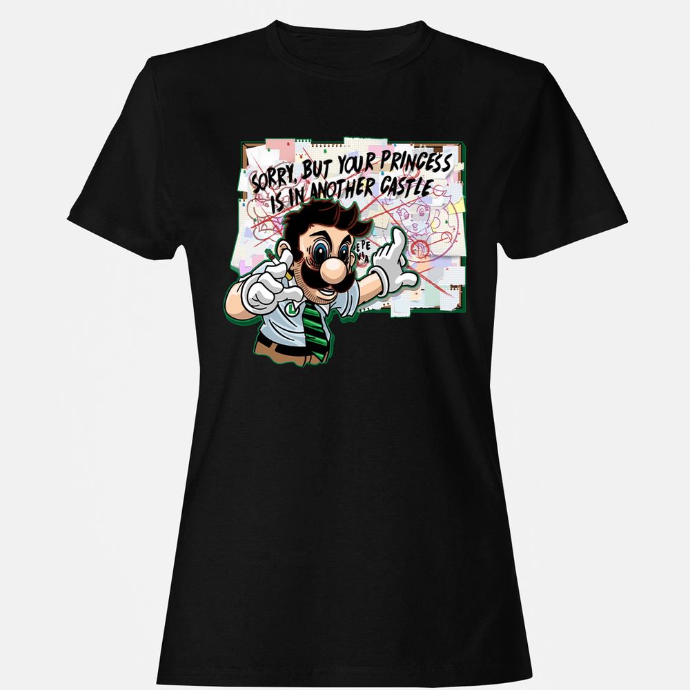 Women's T-Shirt - TTE6K8A9 - Black - 1