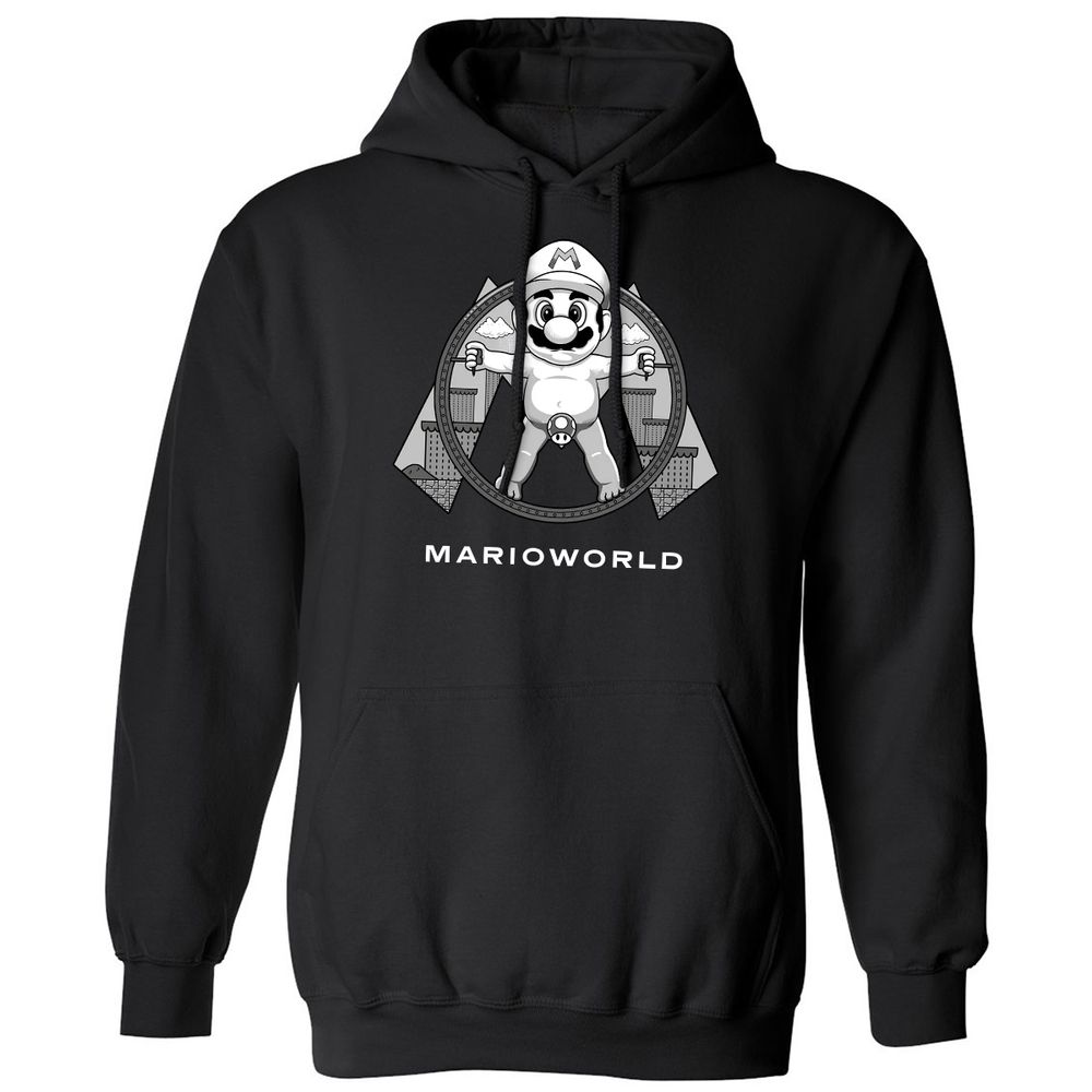 Classic Unisex Hoodie - SKVEB37F - Black - 1