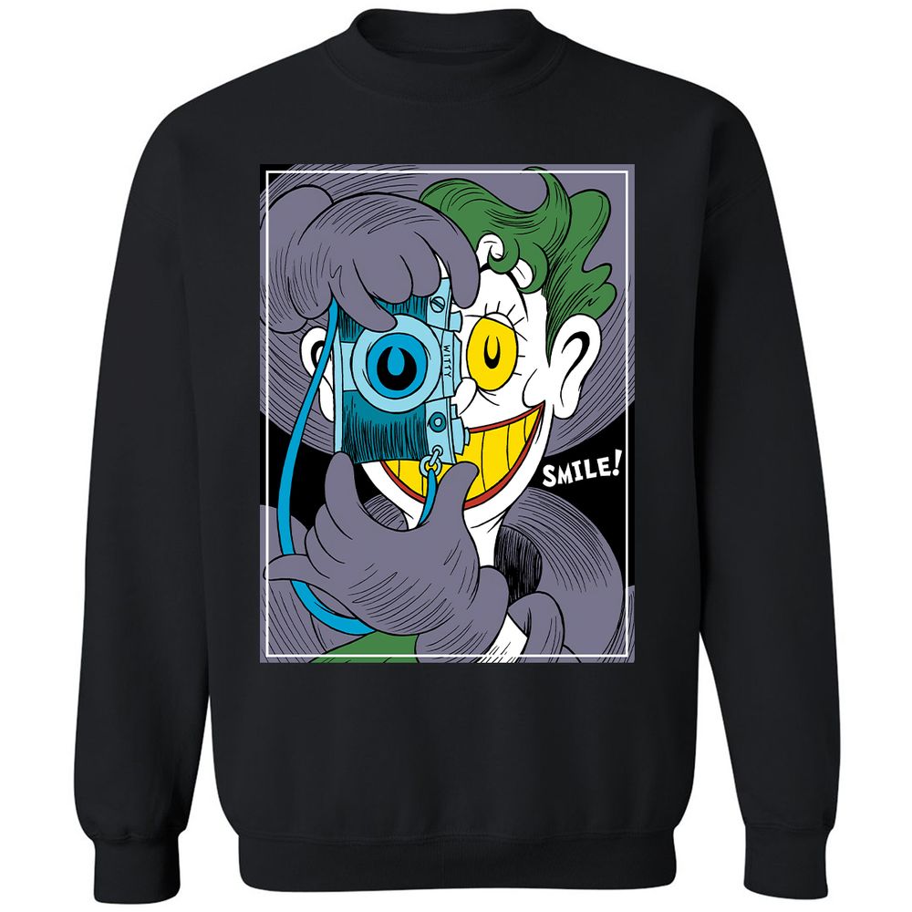 Classic Unisex Sweatshirt - ERYK36SR - Black - 1