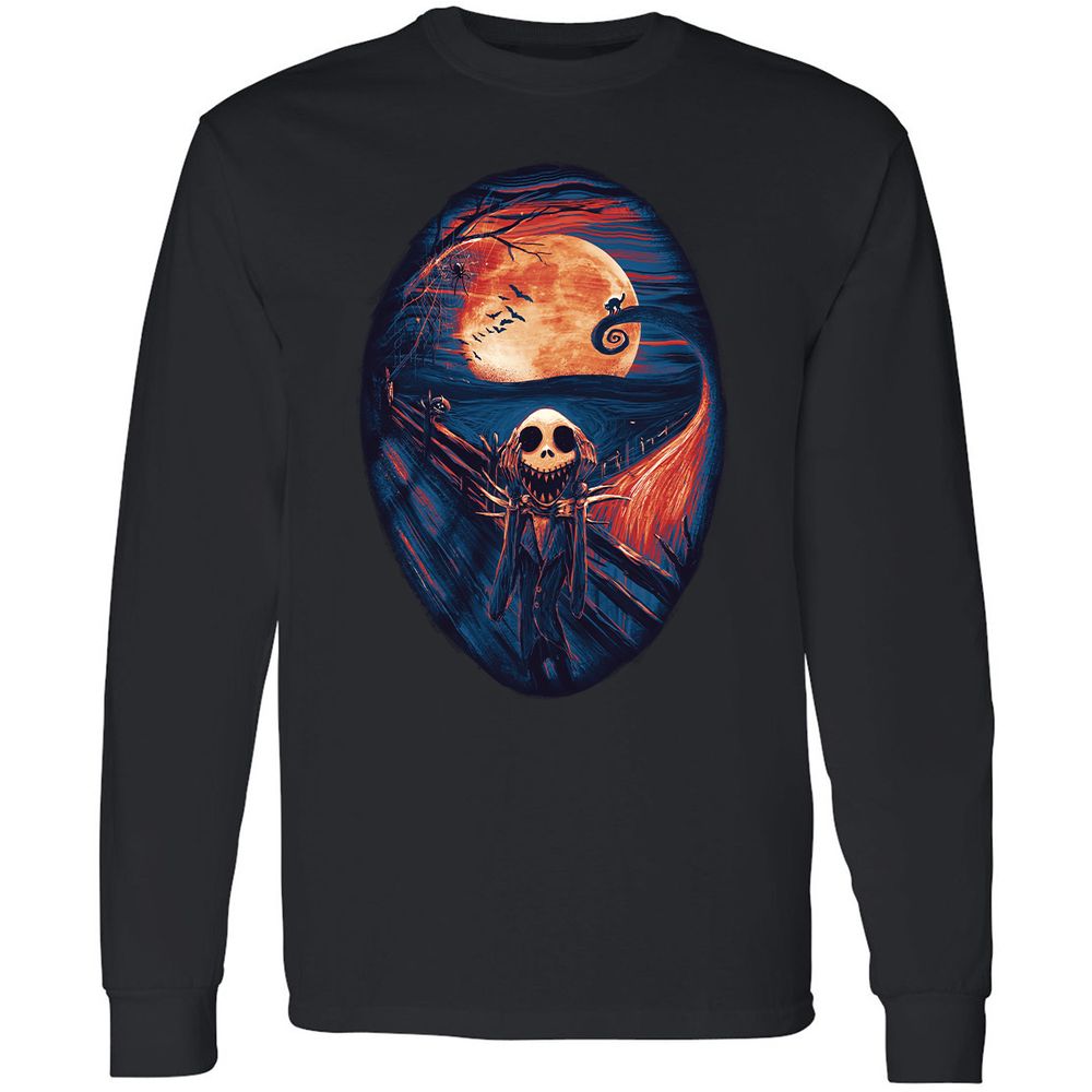 Long Sleeve T-Shirt - GJ76F65P - Black - 1