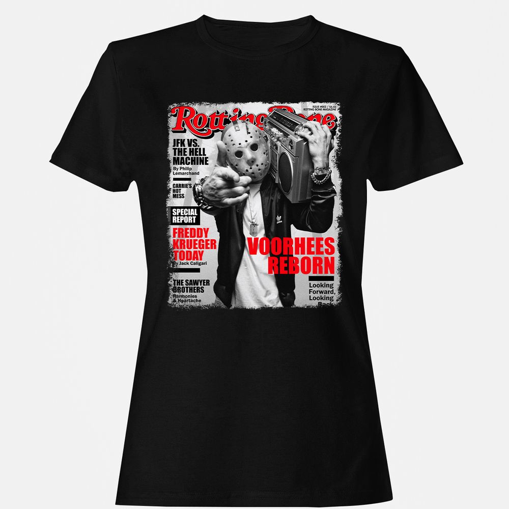 Women's T-Shirt - CUNPKC4K - Black - 1