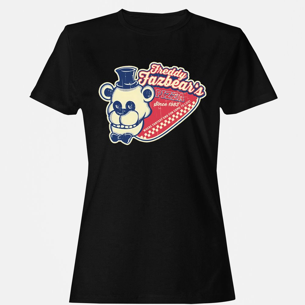 Women's T-Shirt - ZGQCU965 - Black - 1