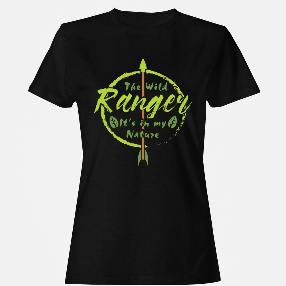 Women's T-Shirt - ZQ1EMJPV - Black - 1