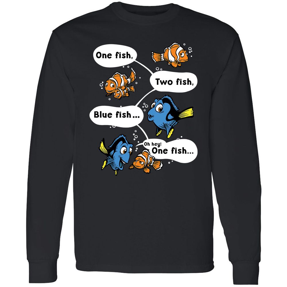 Long Sleeve T-Shirt - APFYGVFB - Black - 1