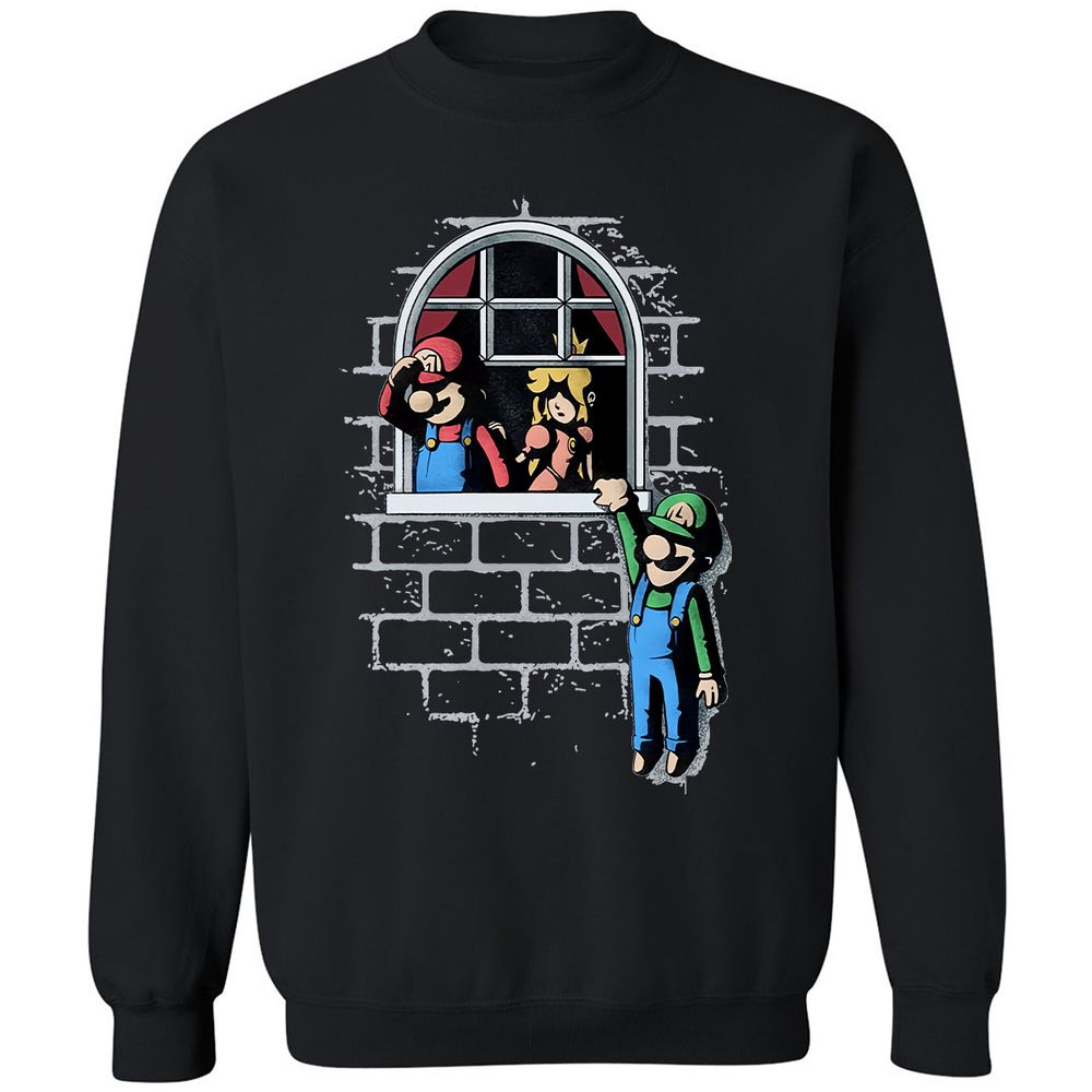 Classic Unisex Sweatshirt - HNPZ8VDX - Black - 1