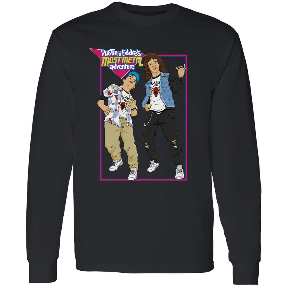 Long Sleeve T-Shirt - VFY7U27P - Black - 1