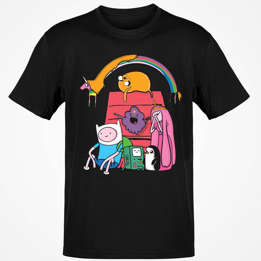 Classic Unisex T-Shirt - LQCHSQWA - Black - 1