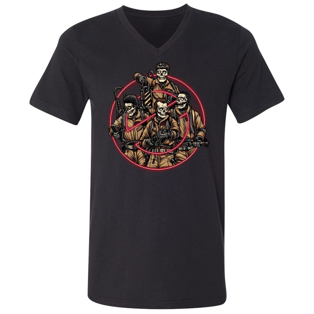 Unisex V-Neck T-Shirt - STEKUBZJ - Black - 1
