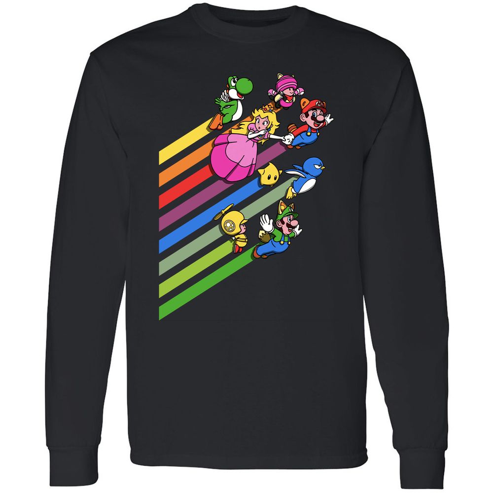 Long Sleeve T-Shirt - 6QTTUZJH - Black - 1