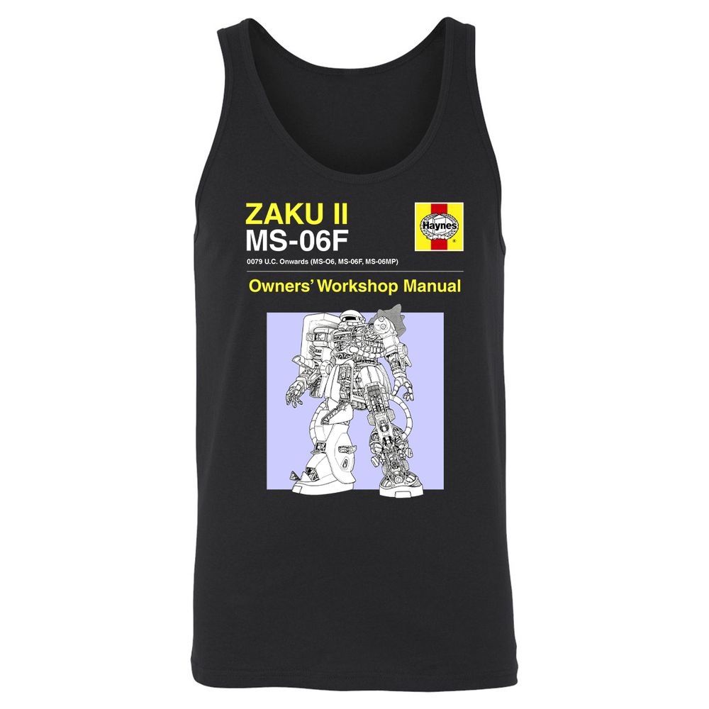 Unisex Jersey Tank - GN7HL18Q - Black - 1