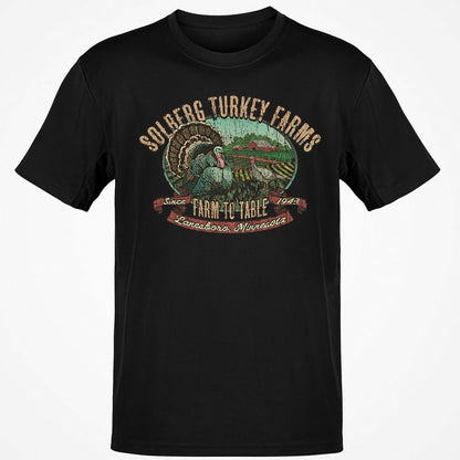 Vintage Turkey Farm Thanksgiving - Black - 1