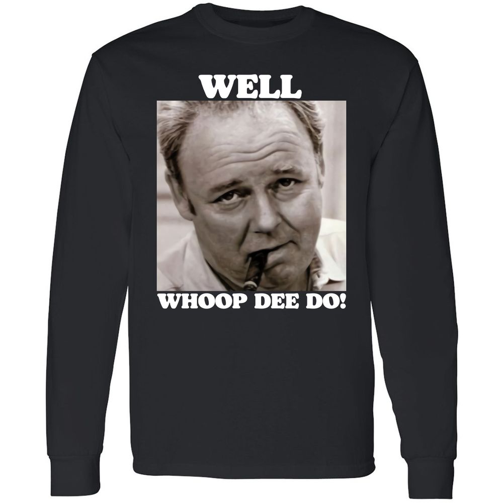 Funny 70s Tv Quote Whoop Dee Do - Black - 1