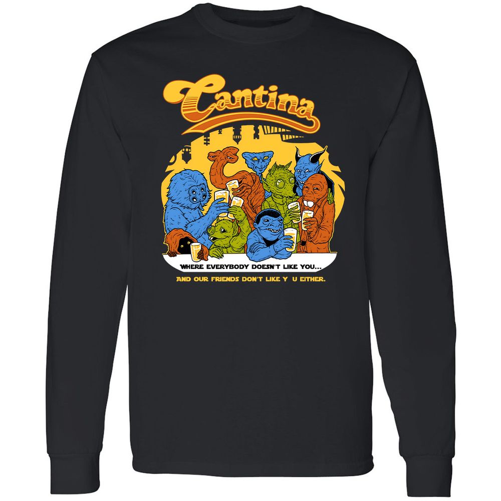 Long Sleeve T-Shirt - BWD7AEBQ - Black - 1